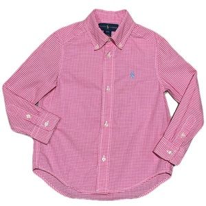 Ralph Lauren Boys Long Sleeve Gingham Shirt